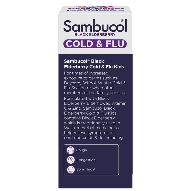 Sambucol Kids Cold & Flu Liquid 250ml Exclusive Size