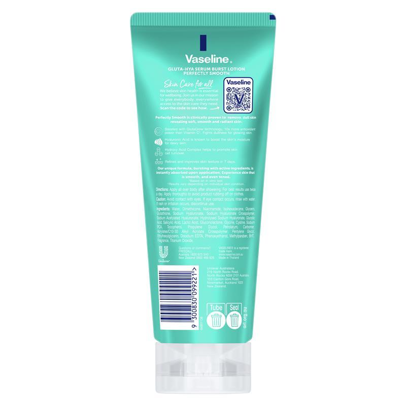 Vaseline Gluta-Hya Serum Boost Lotion Smoothing Perfector 200ml