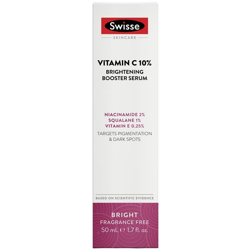 Swisse Skincare Vitamin C 10% Brightening Booster Serum 50ml