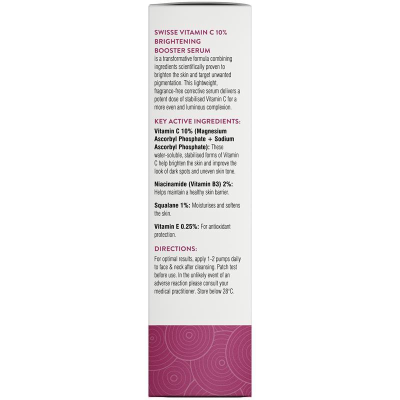 Swisse Skincare Vitamin C 10% Brightening Booster Serum 50ml