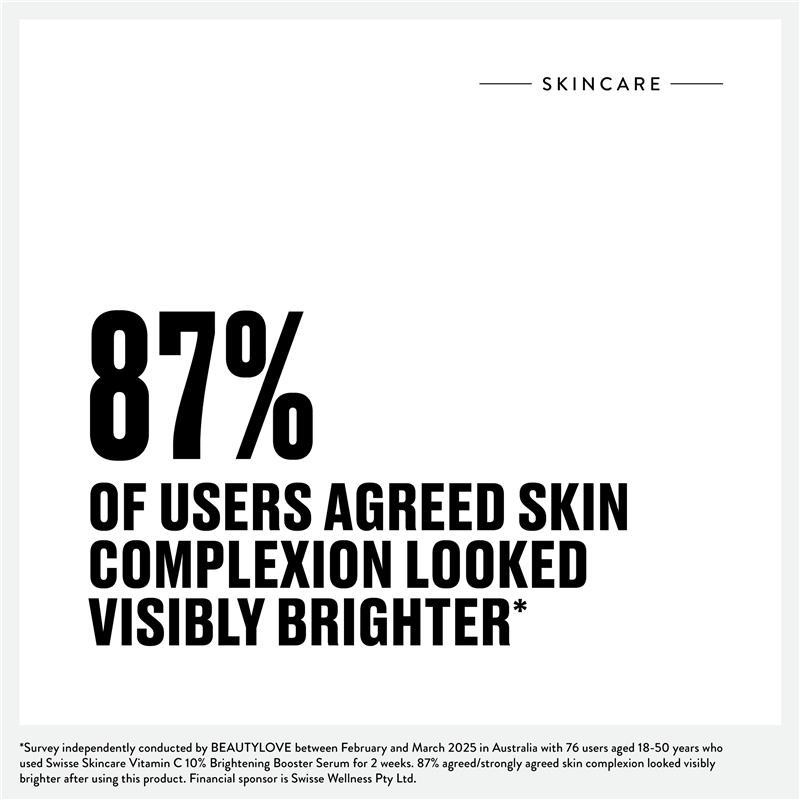 Swisse Skincare Vitamin C 10% Brightening Booster Serum 50ml