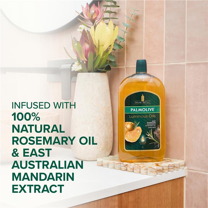 Palmolive Luminous Oils Hand Wash Refill Mandarin & Rosemary Oil 1L