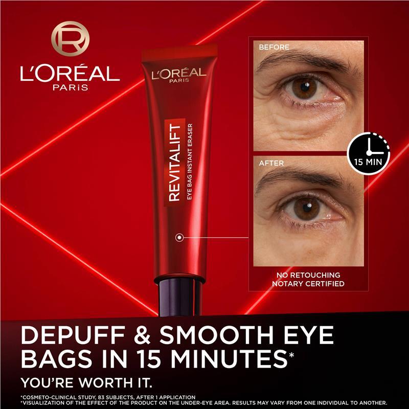 Buy L'Oreal Laser Eye Bag Instant Eraser 15ml online at Chemist Warehouse