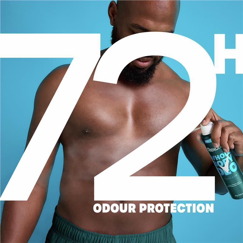 Rexona Men Whole Body Deodorant Aerosol Ocean ush 230ml