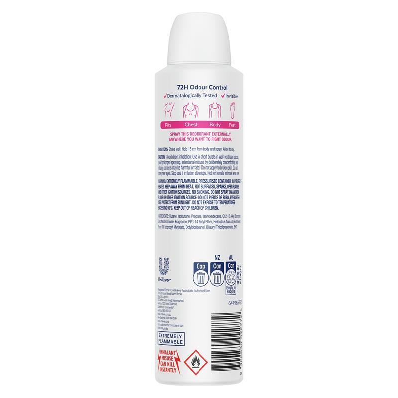 Rexona Women Whole Body Deodorant Aerosol Wild Rose 230ml