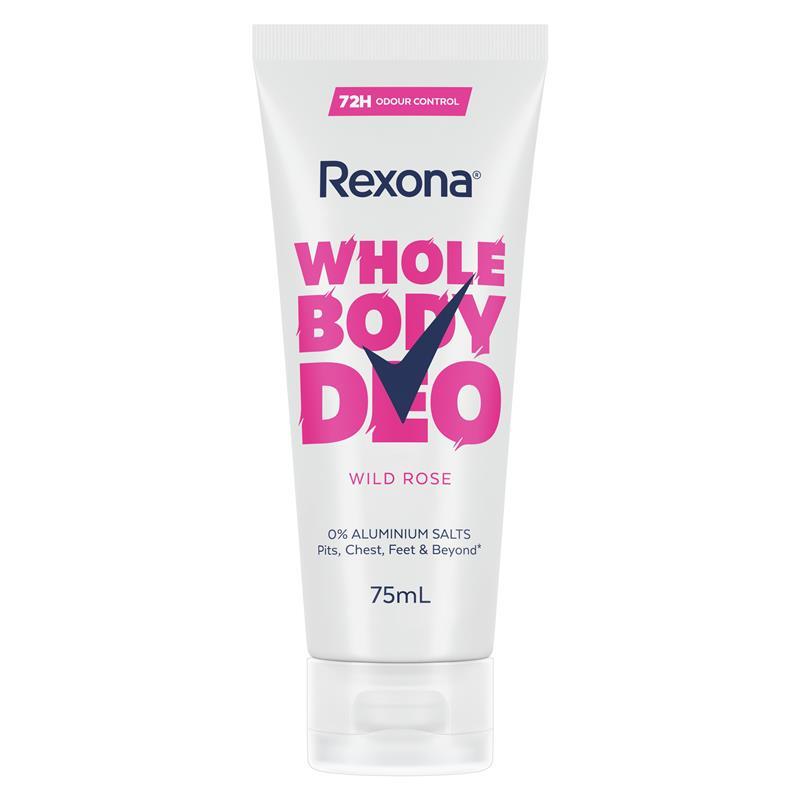 Rexona Women Whole Body Deodorant Cream Wild Rose 75ml