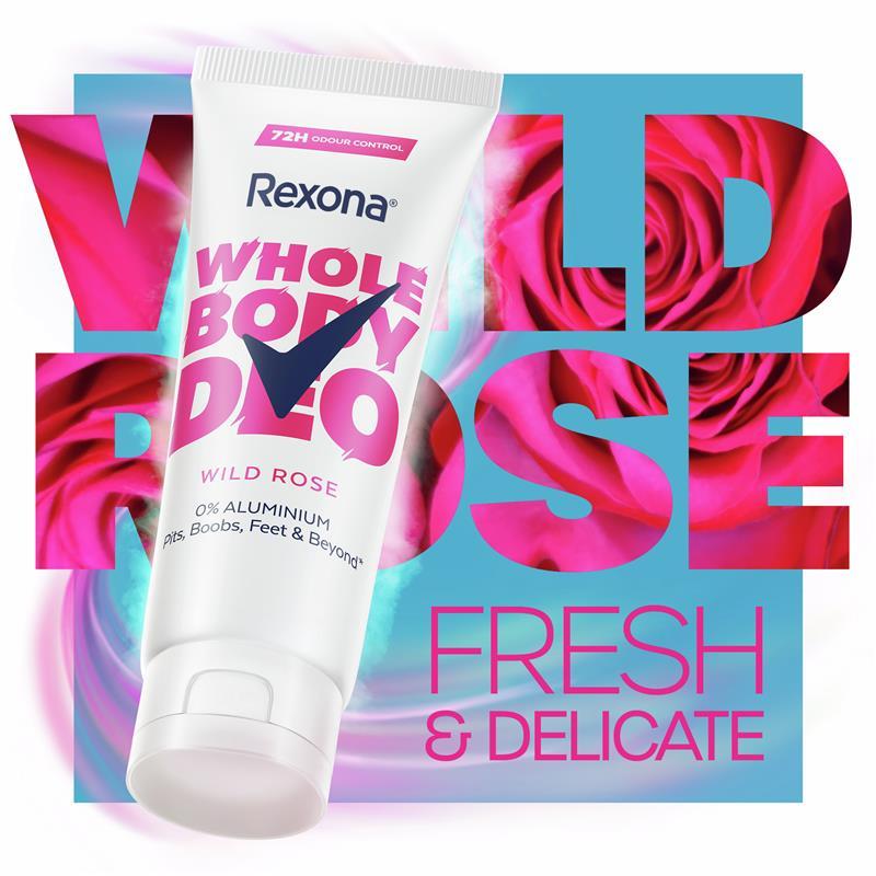 Rexona Women Whole Body Deodorant Cream Wild Rose 75ml