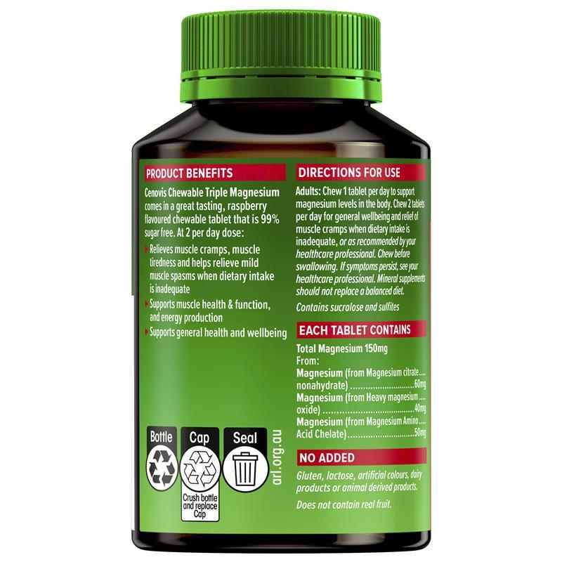 Cenovis Magnesium Chewable 60 Tablets