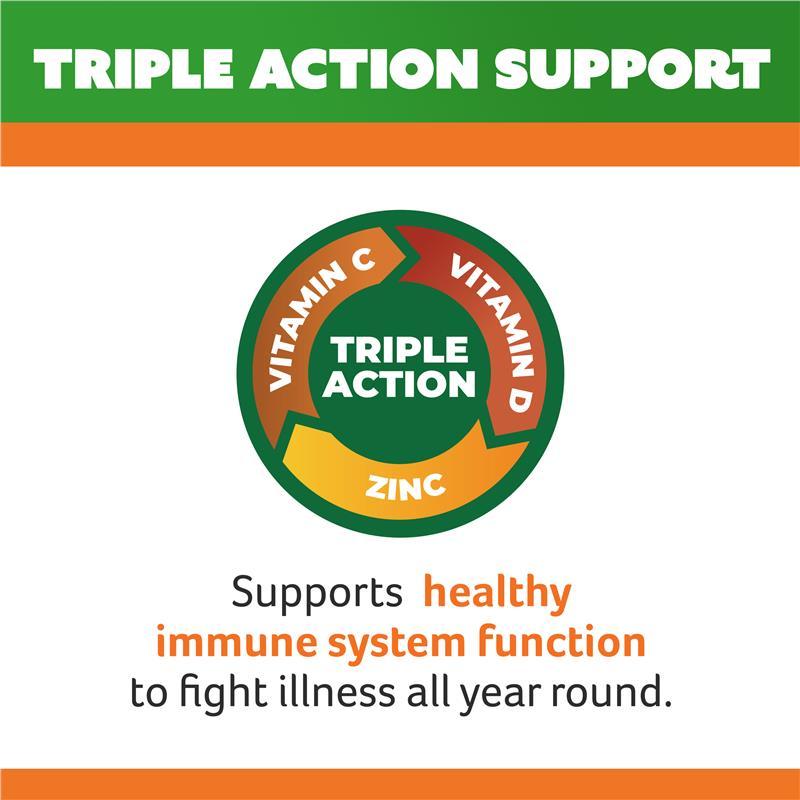 Cenovis Chewable Triple Action C D & Zinc 120 Tablets