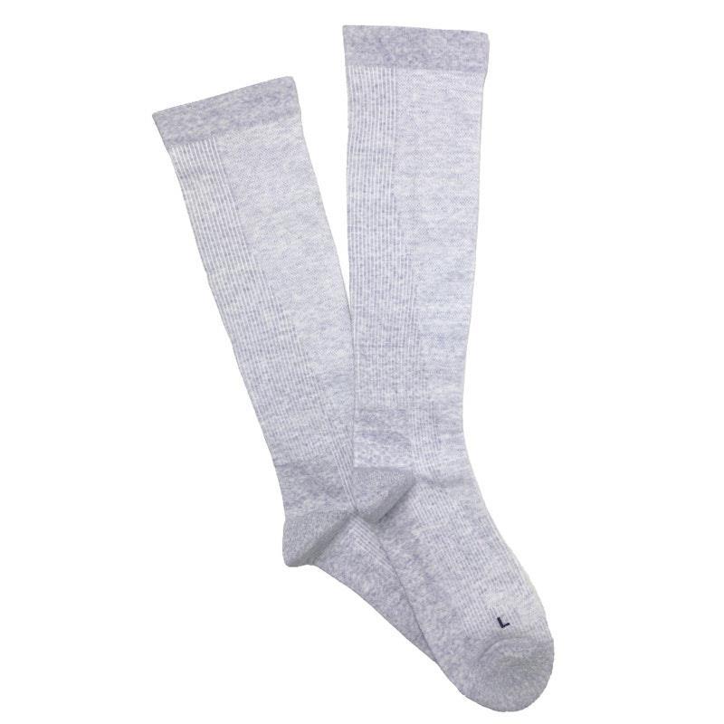 Overlander 3 pairs of Men's Merino Wool Health Compression Socks - Grey Melange Size 6-10