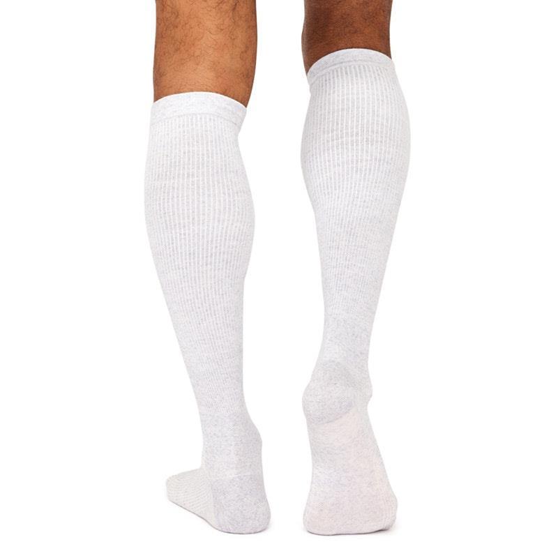 Overlander 3 pairs of Men's Merino Wool Health Compression Socks - Grey Melange Size 6-10