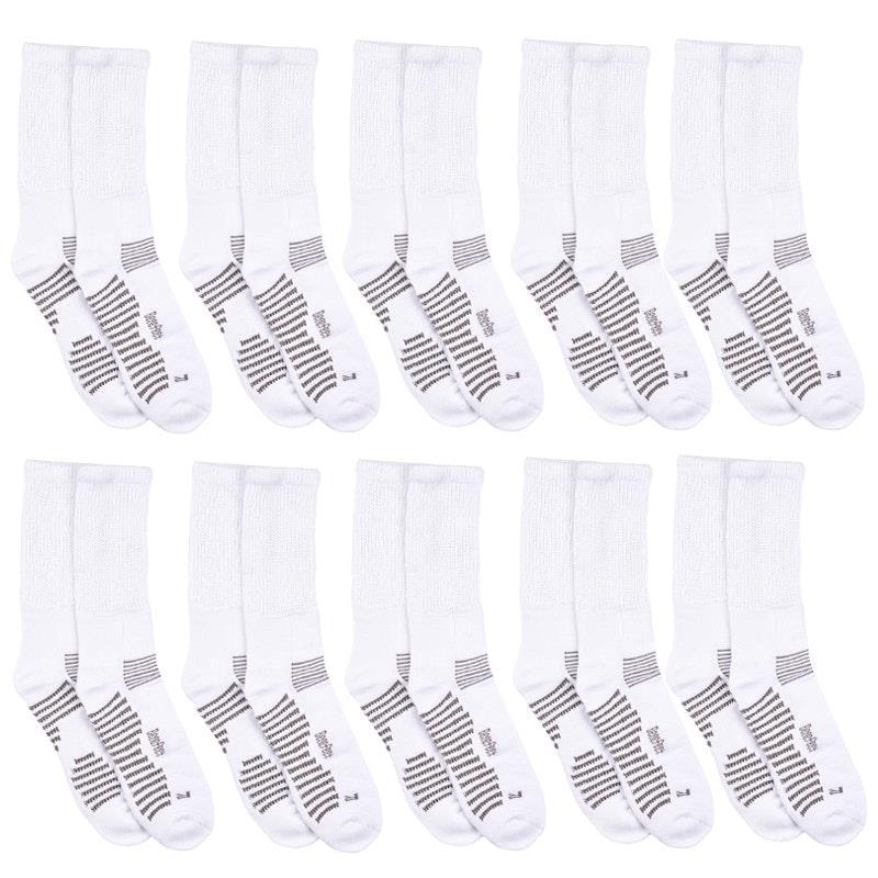 Benefeet 10 pairs of Women's Bamboo Socks - White Size 2-8