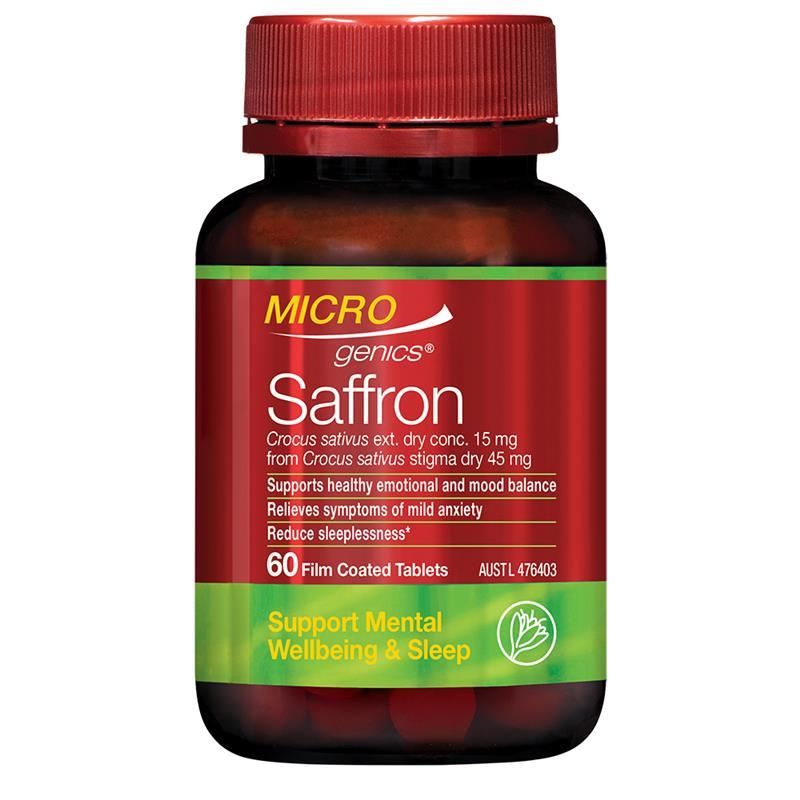 Microgenics Saffron 60 Tablets