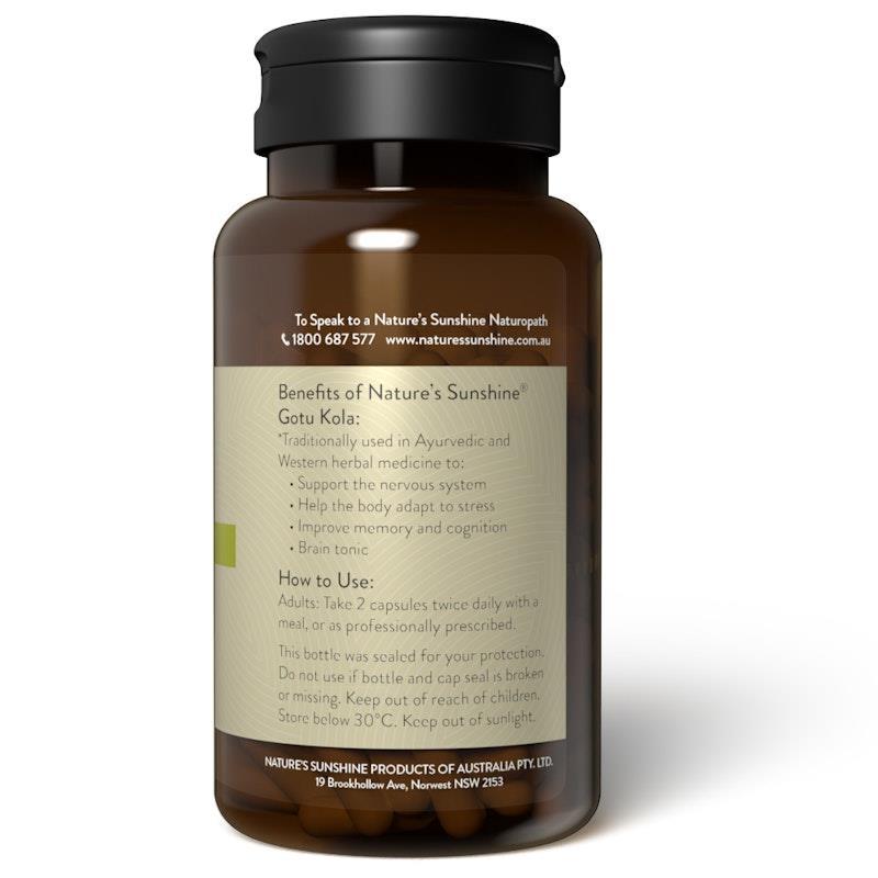 Nature's Sunshine Gotu Kola 100Capsules