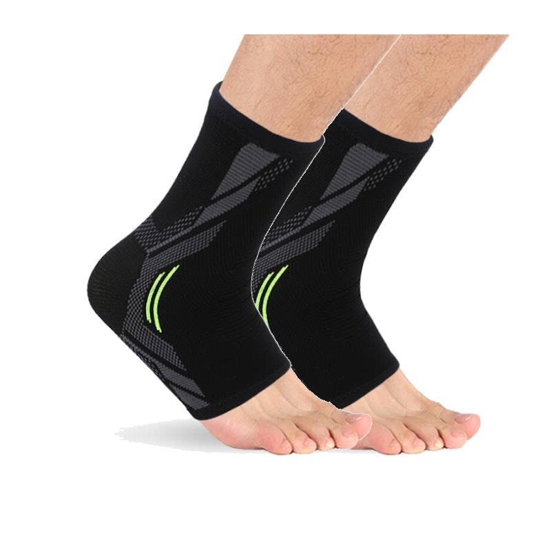 BodyAssist Contoured 4-Way Sports Elastic Ankle Support x 2 Bundle Medium