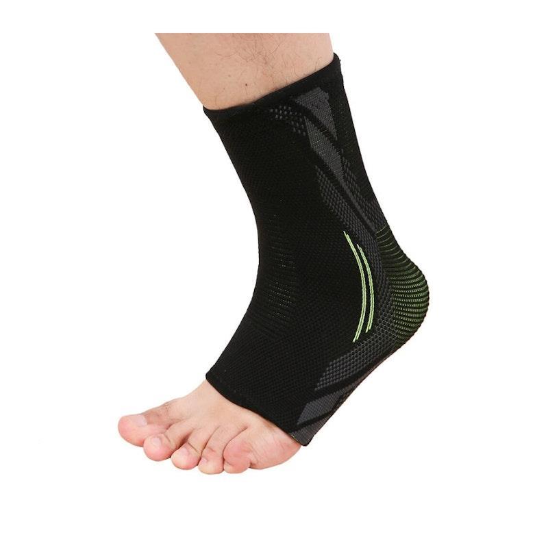 BodyAssist Contoured 4-Way Sports Elastic Ankle Support x 2 Bundle Medium