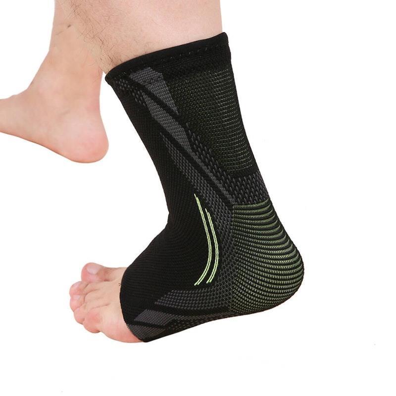BodyAssist Contoured 4-Way Sports Elastic Ankle Support x 2 Bundle Medium