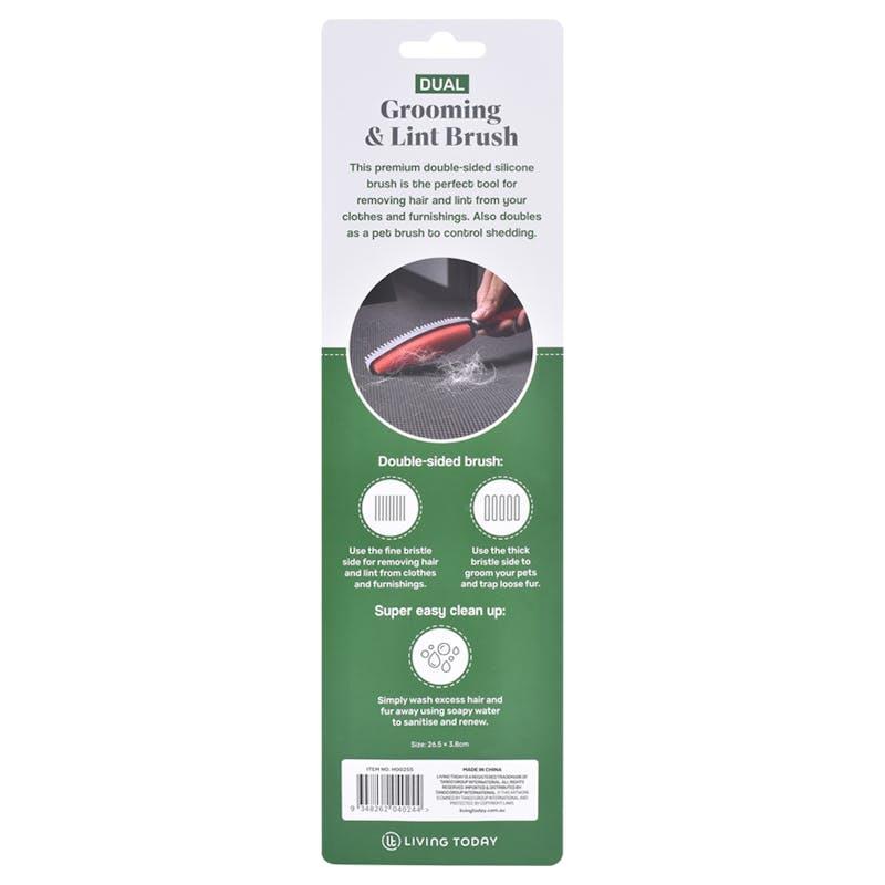 Living Today  Double Side Grooming AND Lint Brush 1Unit
