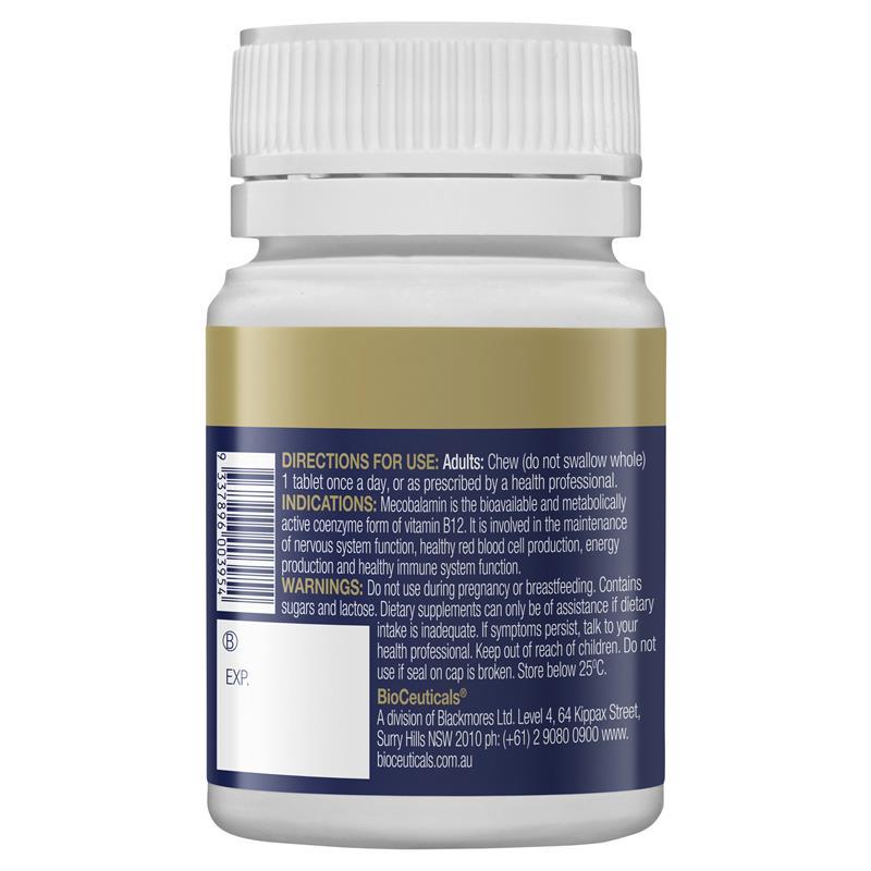 Bioceuticals Methyl B12 Chewable 60 Tablets