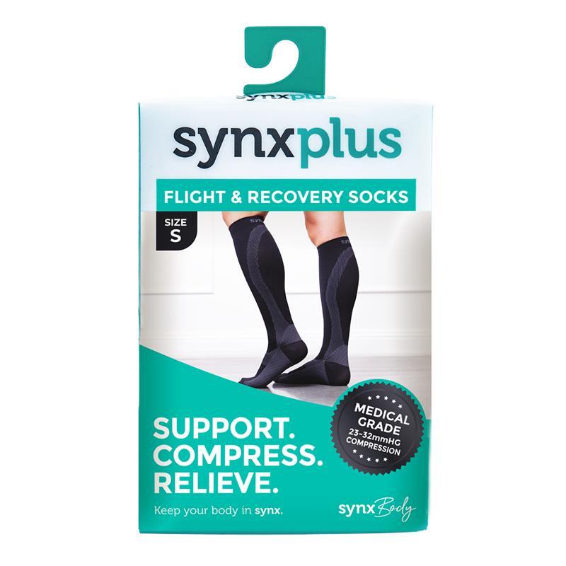 Synxplus Flight & Recovery Socks Black Small