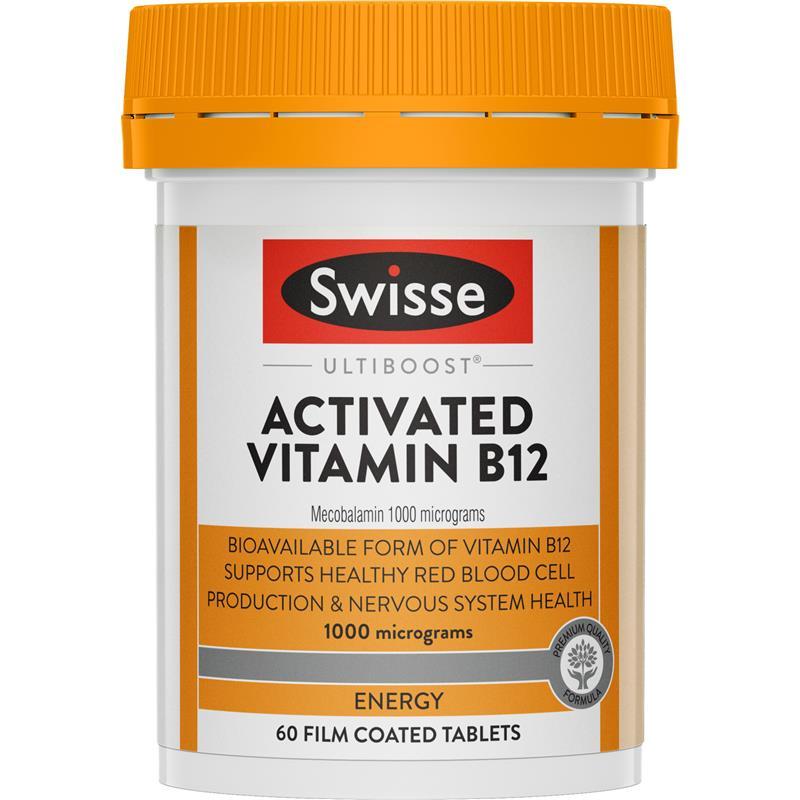 Buy Swisse Ultiboost Mega B + 60 Tablets online at Chemist Warehouse