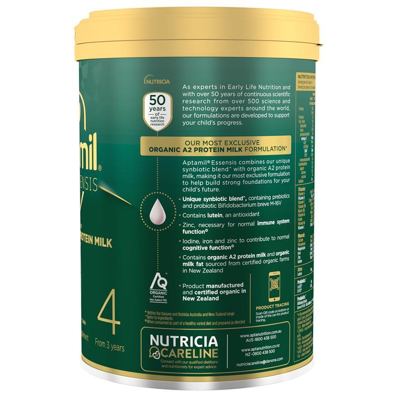 Aptamil Essensis Organic A2 Protein Stage 4 900g