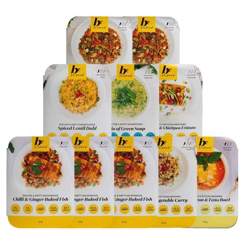 Be Fit Food 10 Meal Pescatarian Bundle