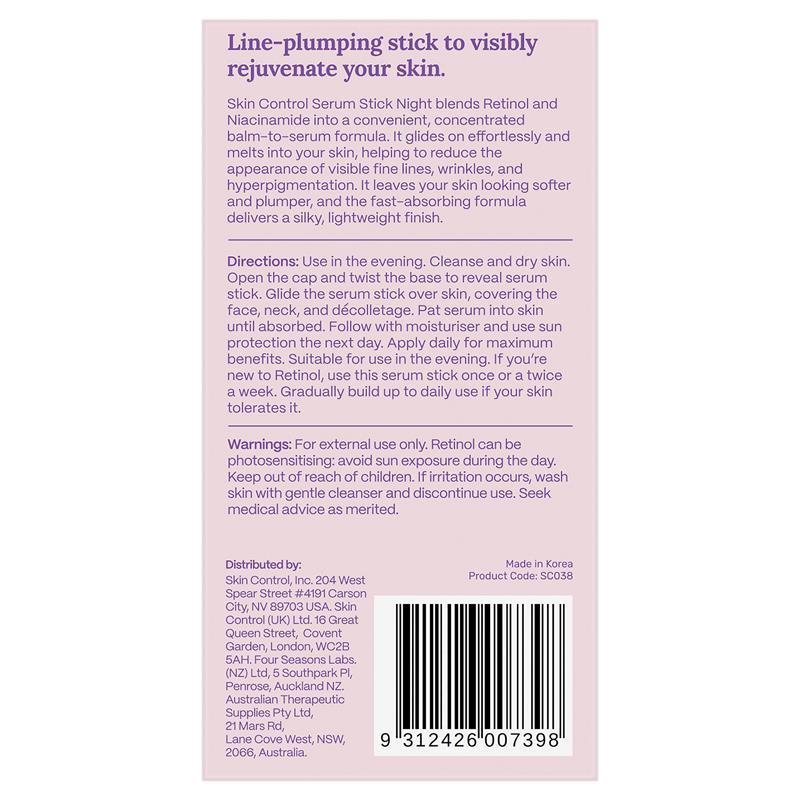 Skin Control Serum Stick Night 10g