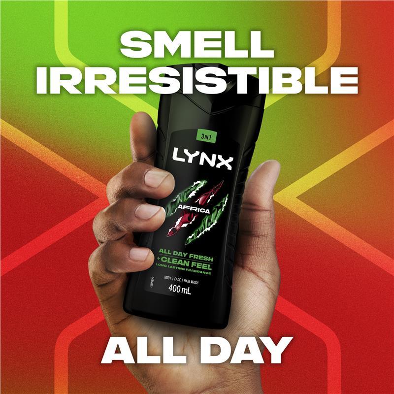 Lynx Bodywash Africa 400ml