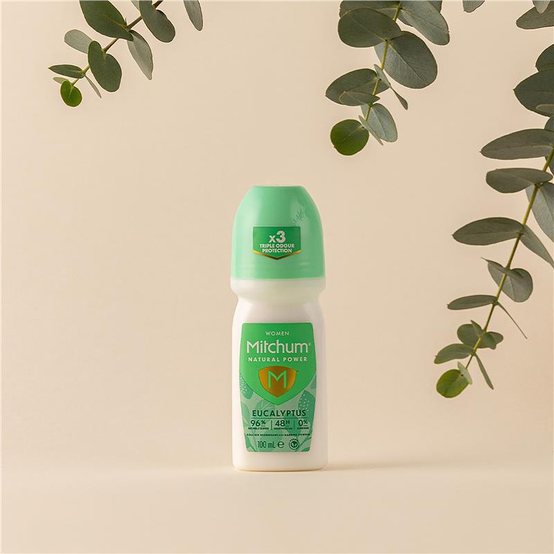 Mitchum for Women Natural Power Eucalyptus Roll On 100ml