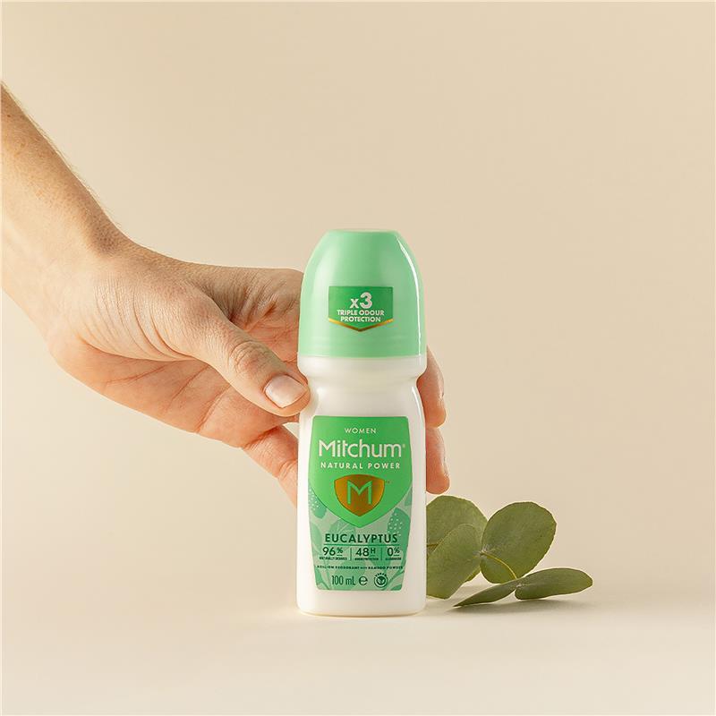 Mitchum for Women Natural Power Eucalyptus Roll On 100ml