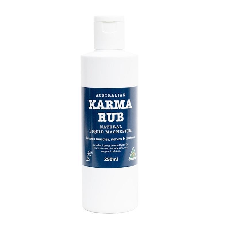 Karma Rub Natural Liquid Magnesium 250ml+45ml Bundle