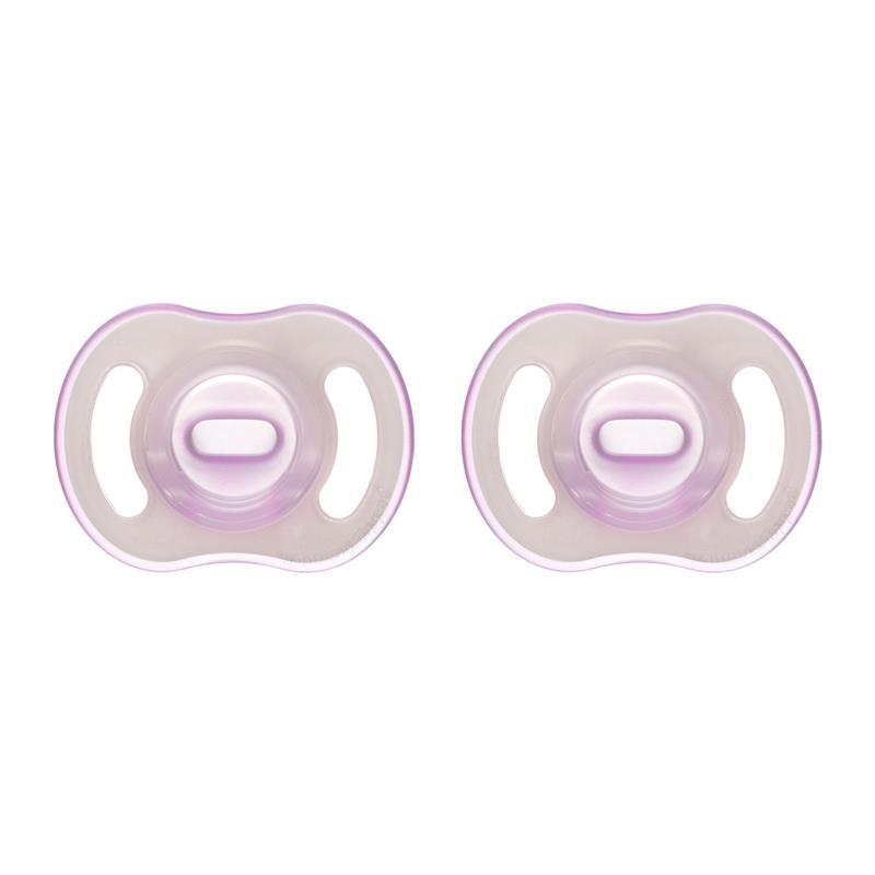 Tommee Tippee Ultralight Soother Night 0-6 Months 2 Pack