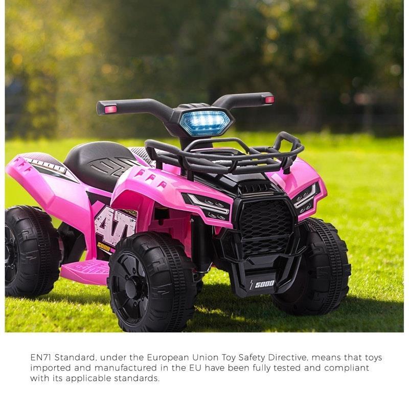 Mazam Ride On Car Electric ATV Bike Vehicle for Toddlers Kids Pink