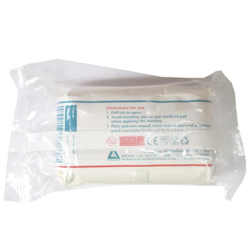 Livingstone Premium Wound Dressing Bandage 14 Sterile 12 x 4cm Pad 12 Pieces/Pack