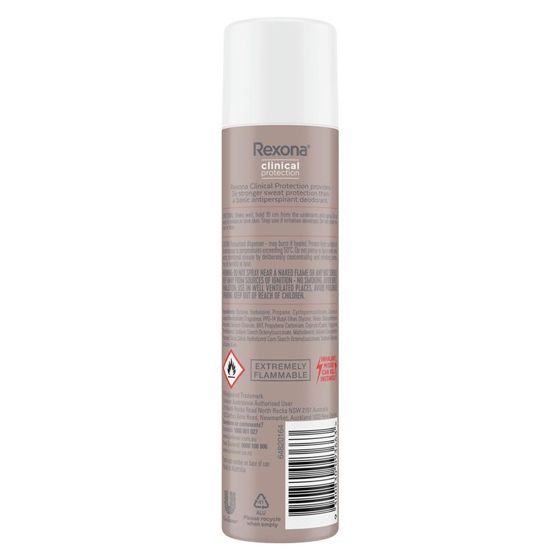 Rexona Women Clinical Protection Antiperspirant Aerosol Invisible 180ml