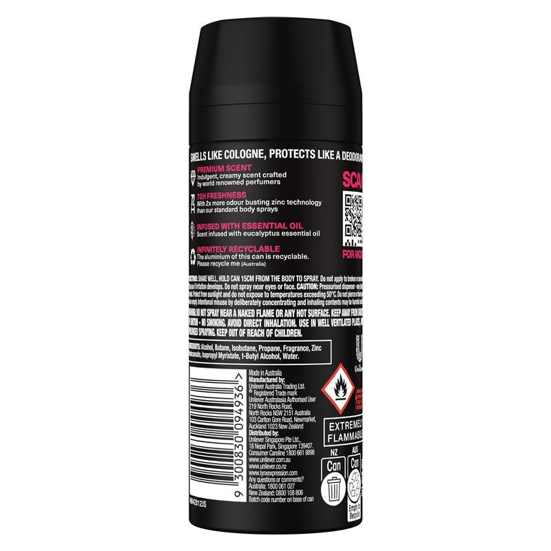 Lynx Fine Fragrance Premium Body Spray Cherry Spritz 150ml