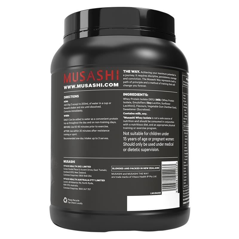 Musashi Whey Isolate Vanilla 900g