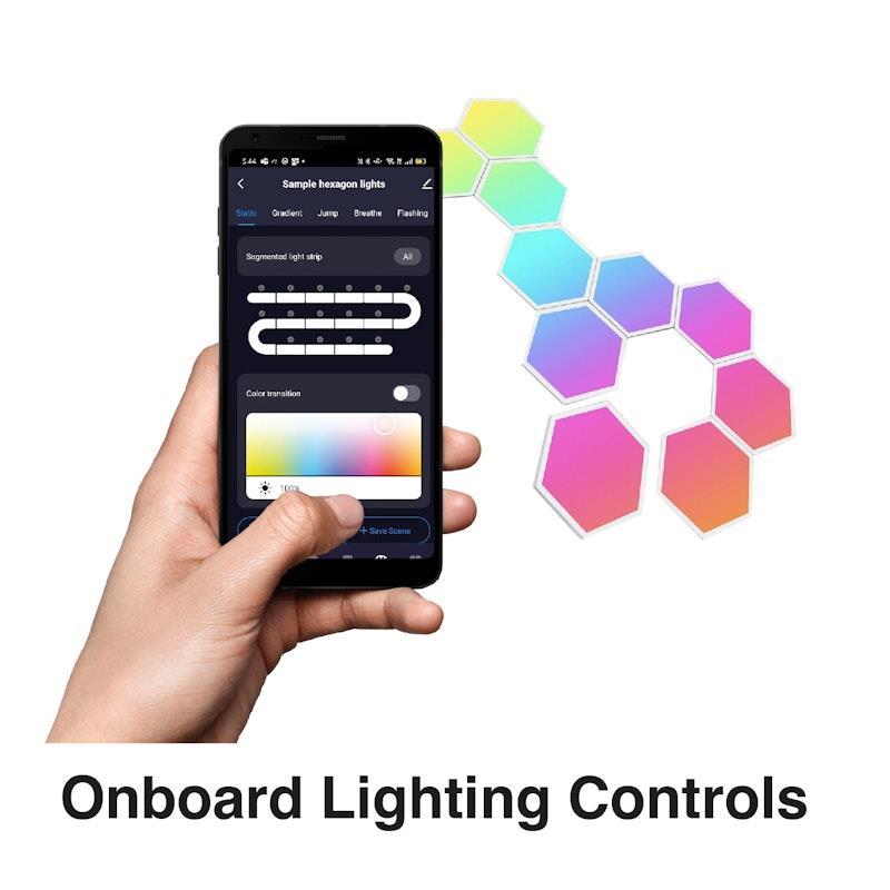 Laser Smart Home DIY Hexagon Light Multicolor