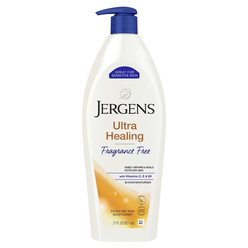 Jergens Ultra Healing Fragrance Free Moisturiser 621ml