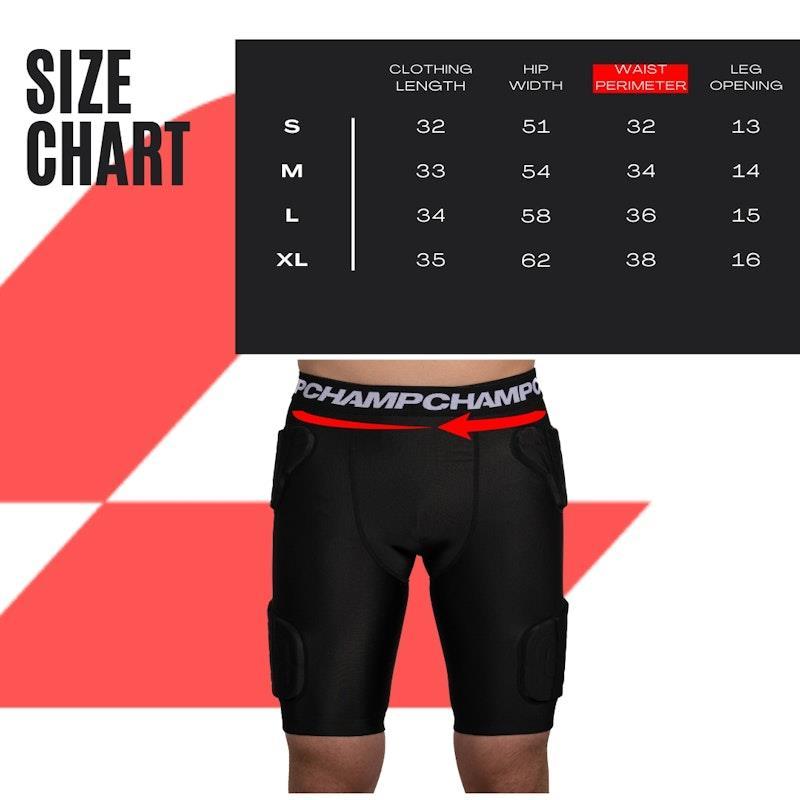 CHAMP C1 Impact Compression Shorts Small