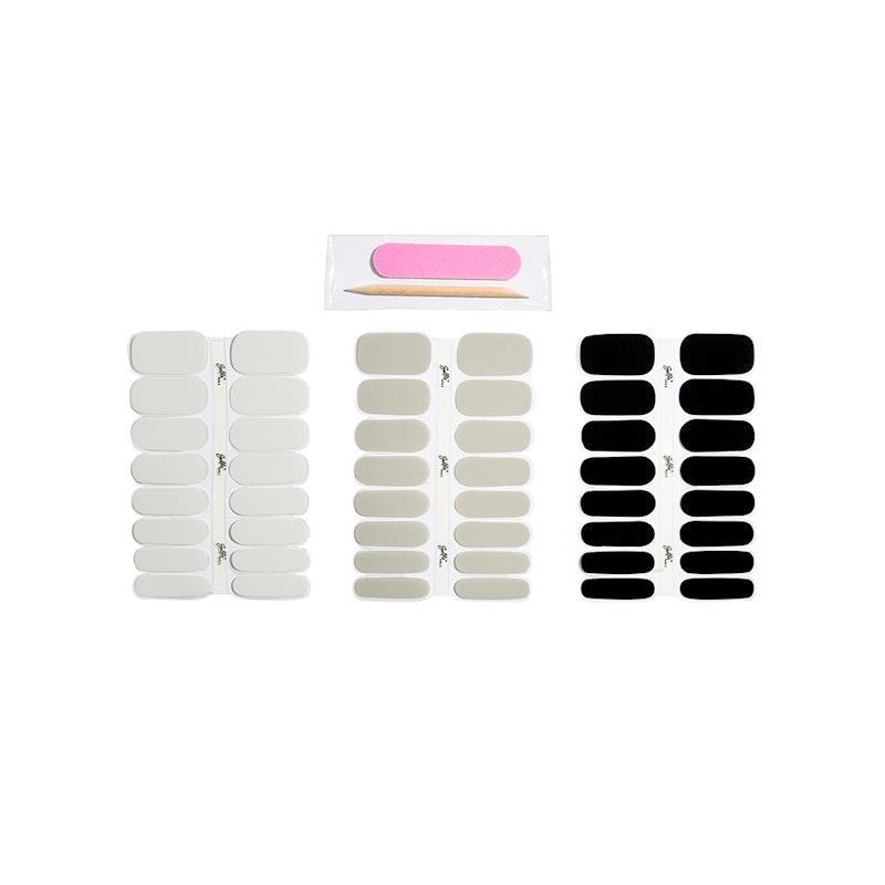 Selfie Nails Express Gel Polish White / Stone / Black Mixed Pack