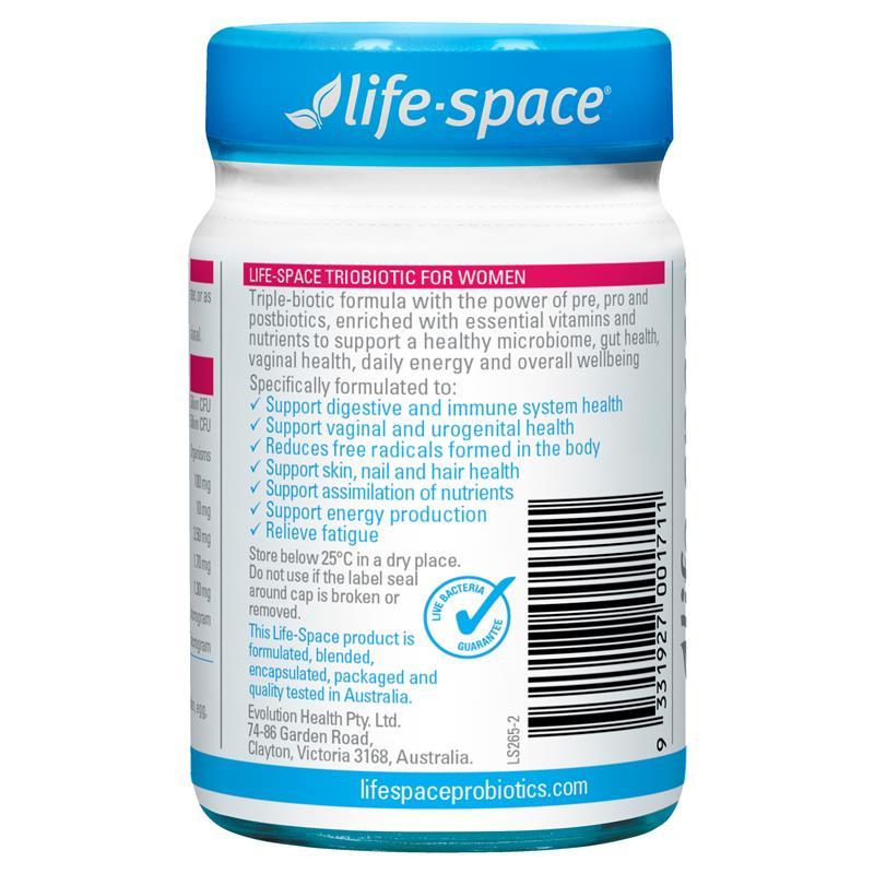 Life-Space TrioBiotic for Women 30 Capsules