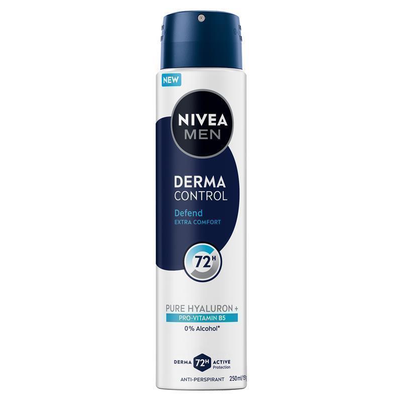 NIVEA MEN Deodorant Aerosol Derma Control Defend 250ml
