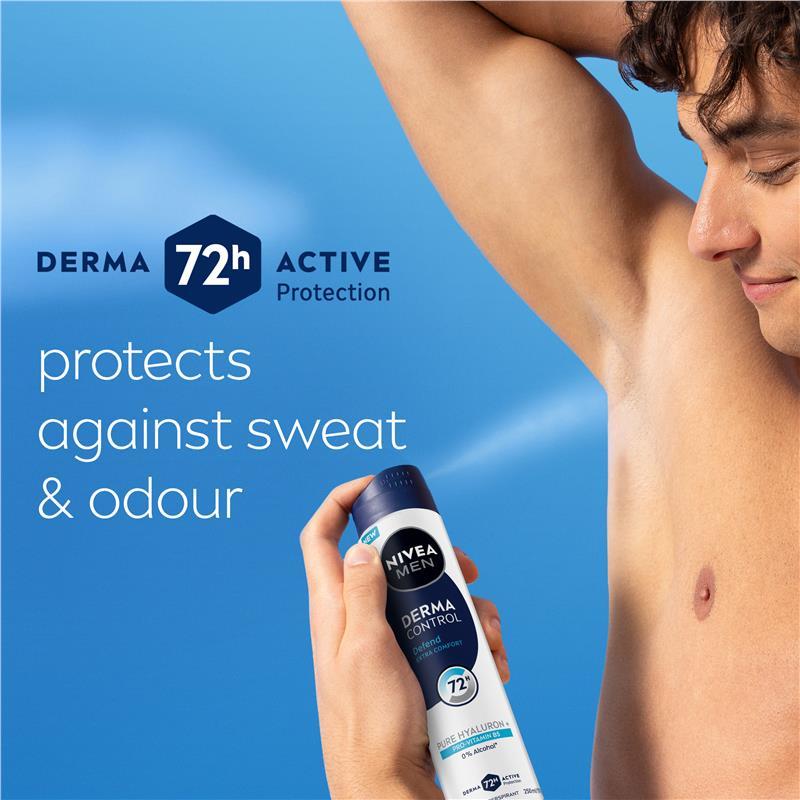 NIVEA MEN Deodorant Aerosol Derma Control Defend 250ml