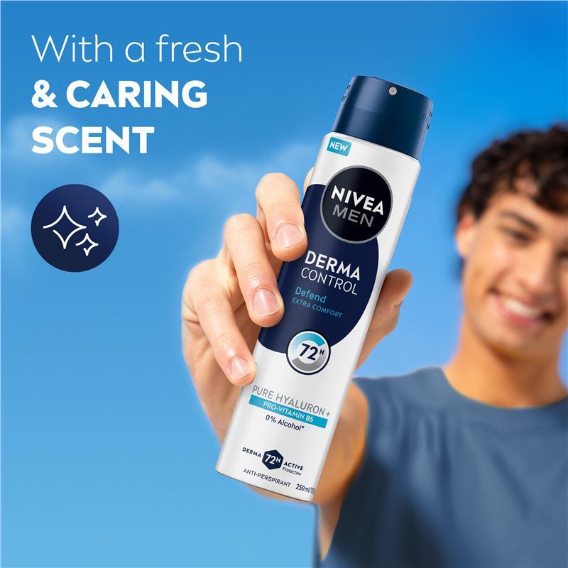 NIVEA MEN Deodorant Aerosol Derma Control Defend 250ml