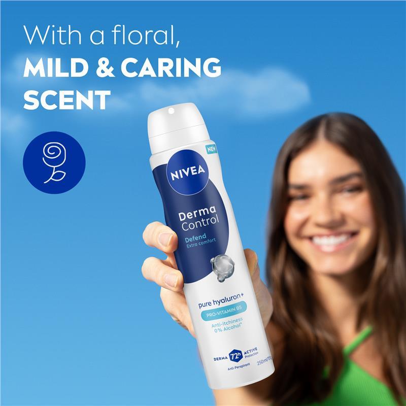 NIVEA Women Deodorant Aerosol Derma Control Defend 250ml
