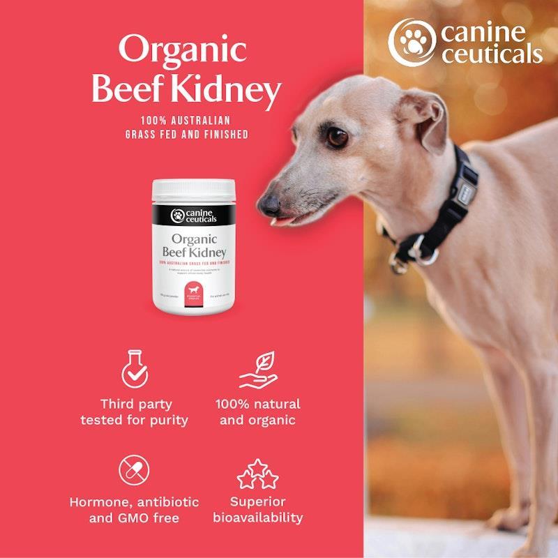 CanineCeuticals Organic Beef Kidney 150g