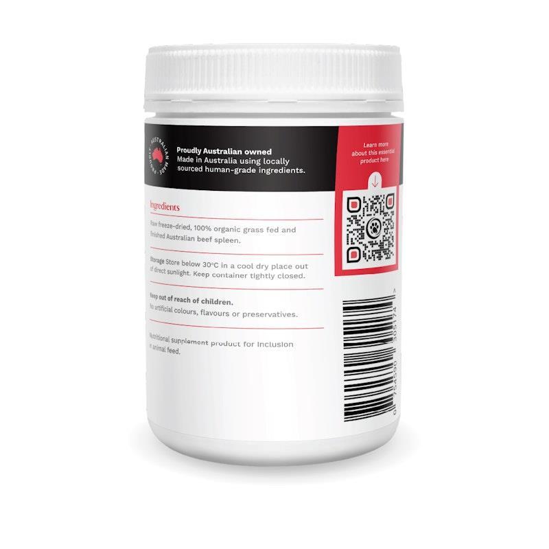 CanineCeuticals Organic Beef Spleen 150g