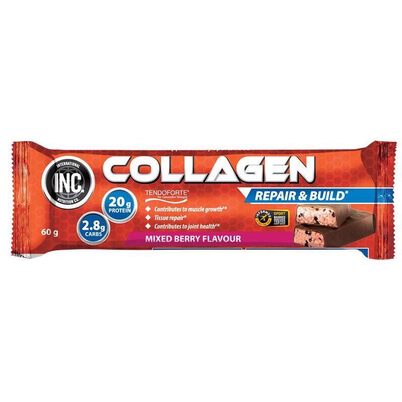 INC. Collagen Protein Bar Berry 60g